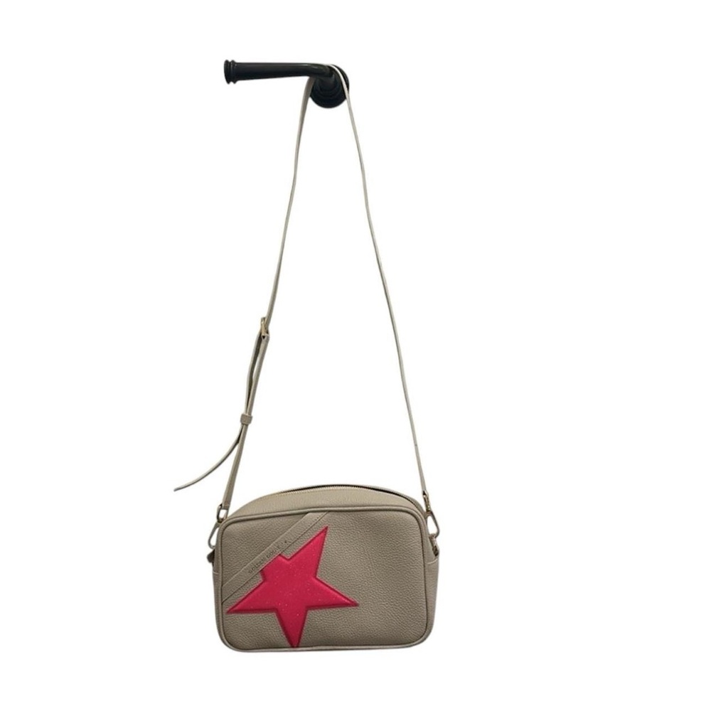 Cream and pink golden goose purse - Picture 3 of 5